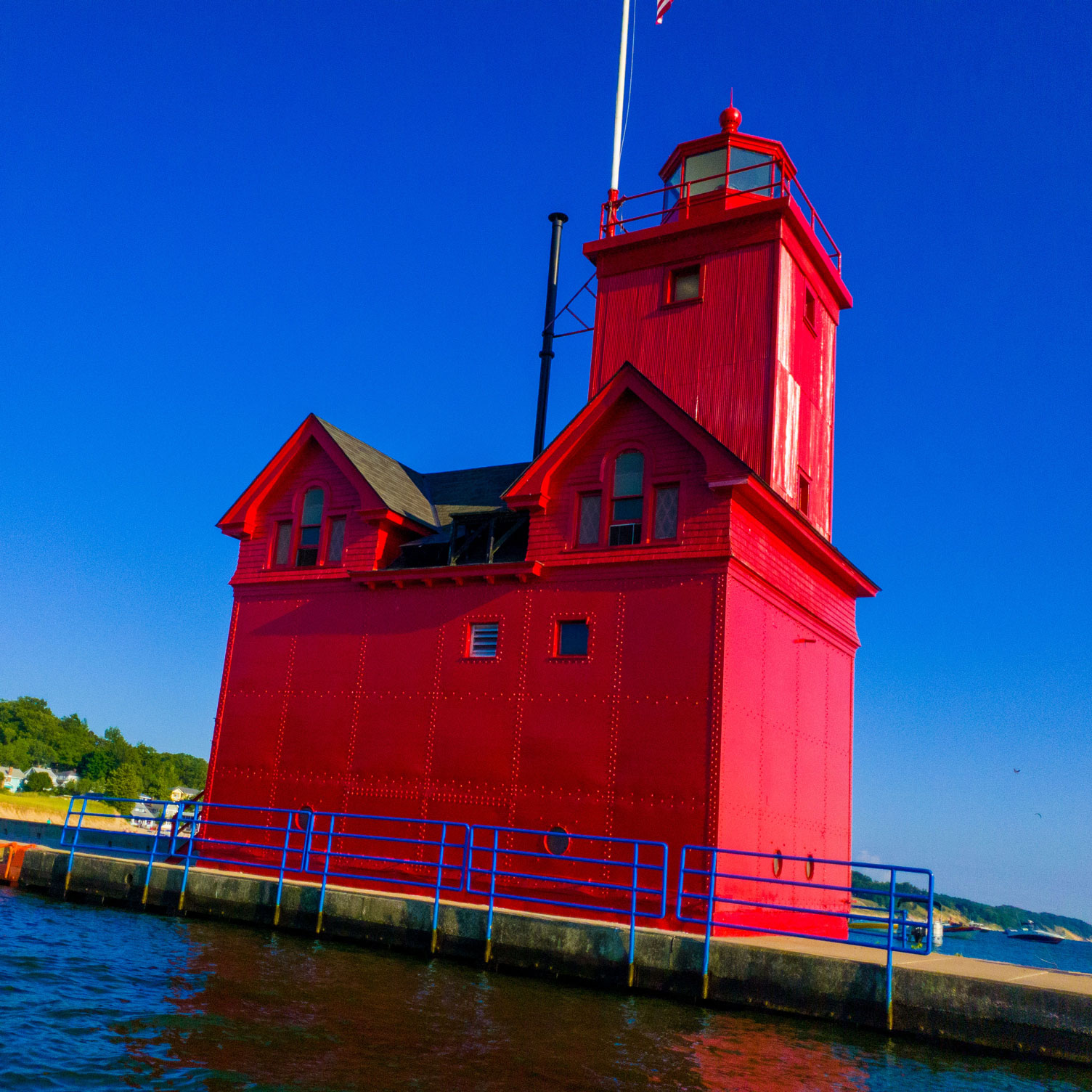 Holland Big Red Lighthouse